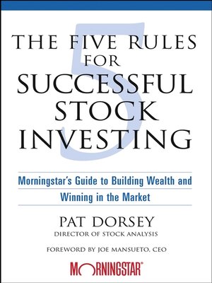 cover image of The Five Rules for Successful Stock Investing